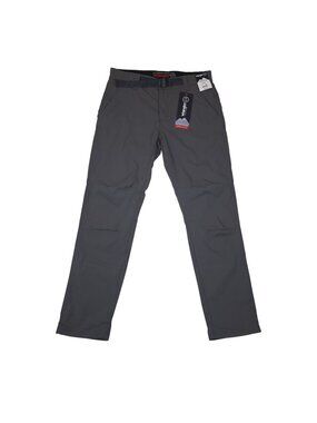 Wrangler ATG Mens 32x30 Gray All-Terrain Pants Water Repellent Gusset Stretch